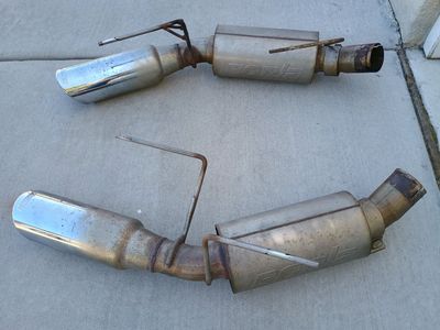 2005 - 2009 Mustang GT Borla Axle-Back Mufflers