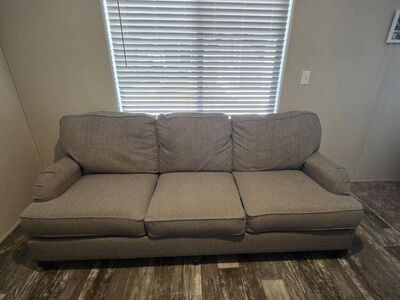 Grey/Beige Ashley Couch (delivery optional)