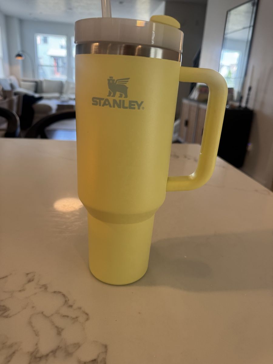 Stanley Adventure Quencher H2.0 FlowState Tumbler - 40oz Pomelo Yellow with Handle & Straw