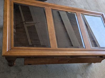 Glass top Display Coffee and End Tables