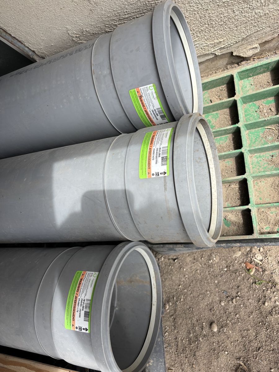 3-Centrotherm 8" X 72" Vent Lengths
