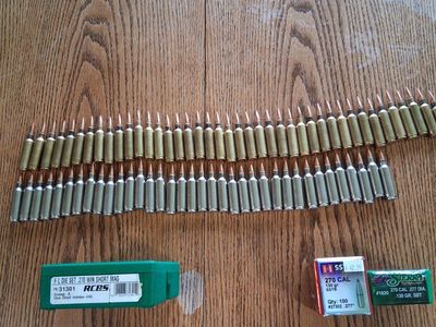 270 wsm reloaded bullets and full length 270 wsm reloading dies