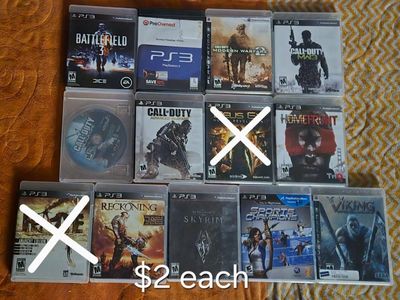 Ps3 games $2 each including Black Ops! trades considered!