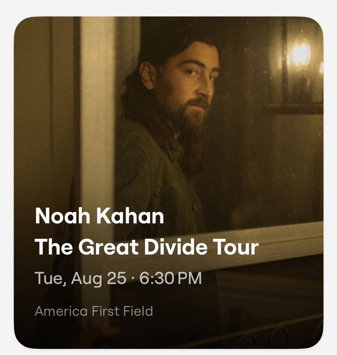 Noah Kahan 2Tickets