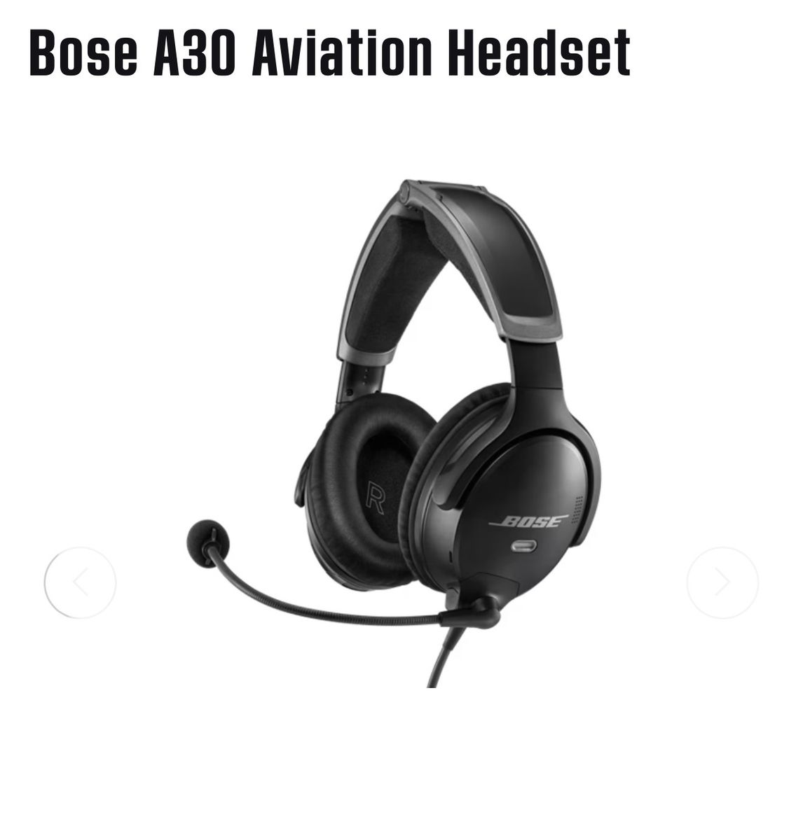 A30 Bluetooth - Dual Plug (PJ), Straight Cable