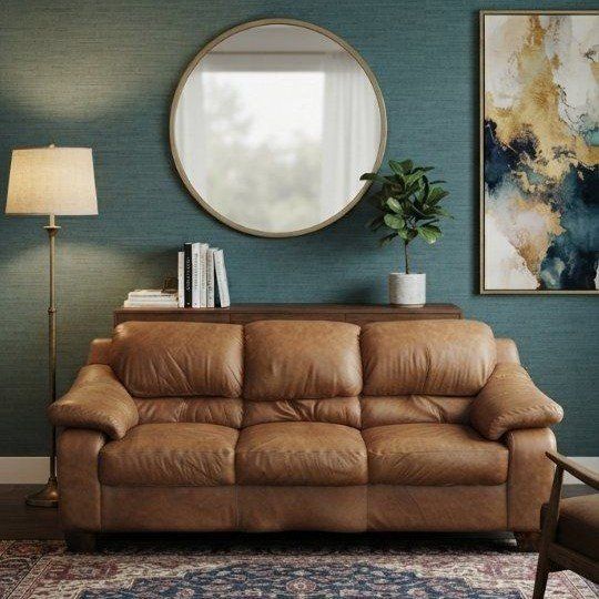 Leather Sofa & Couch