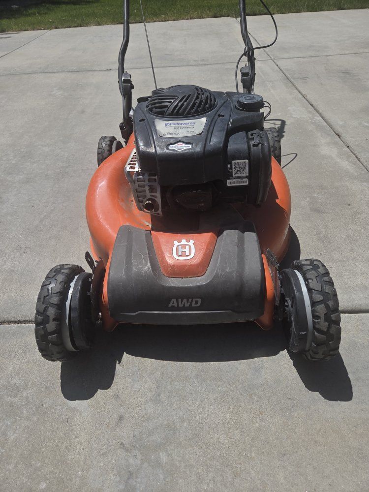 For sale used huskivarna lawn mower