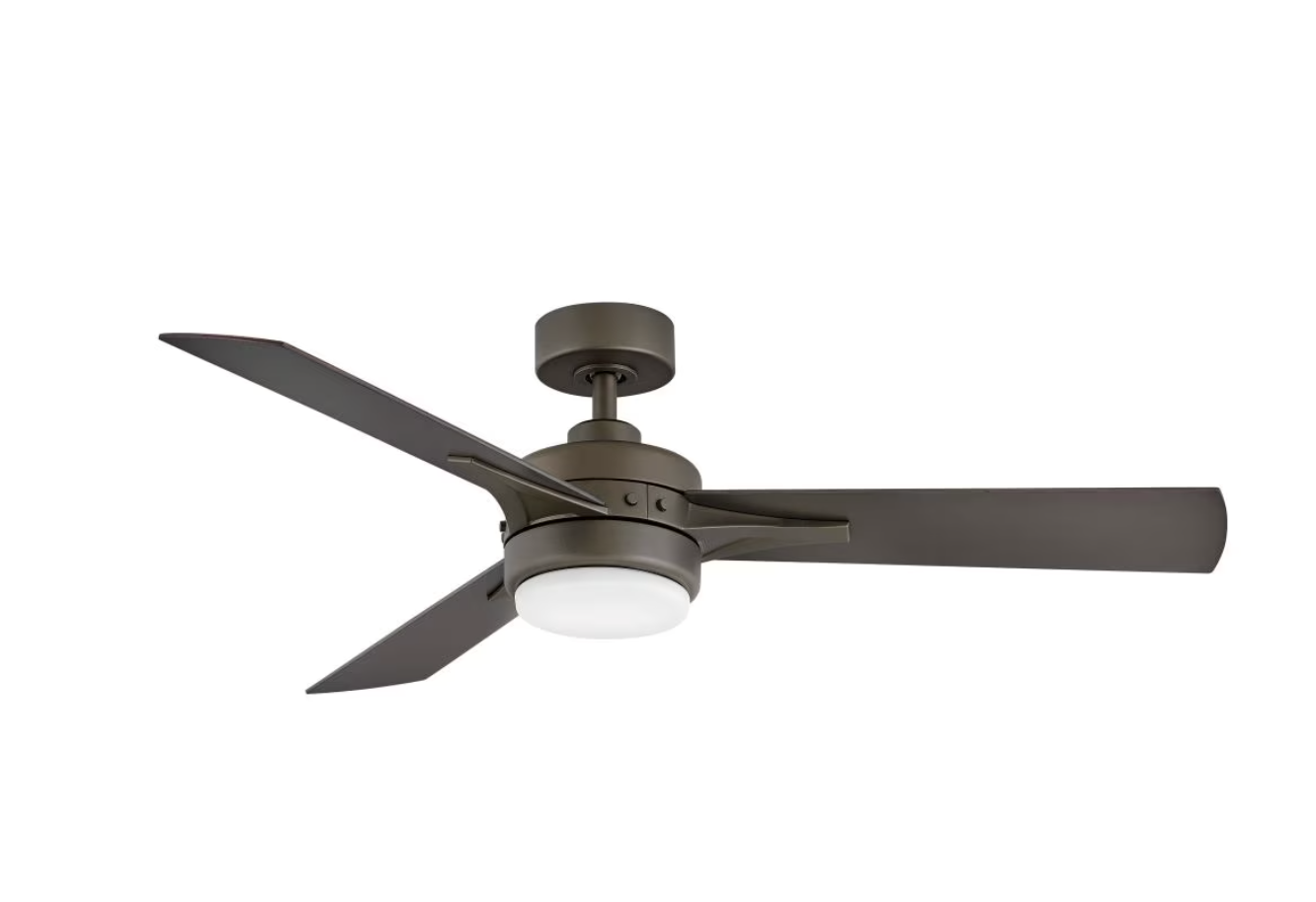 Brand New in box, Hinkley Lighting - Fan - Ventus - 52 Inch 3 Blade Ceiling Fan with Light