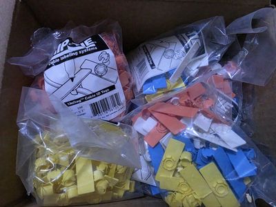 Rip-Tie Unitag Cable ID Tags Assorted Colors and Sizes Bulk Lot