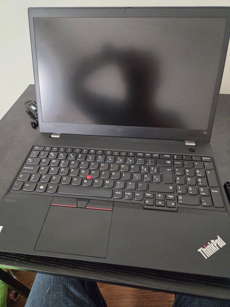 Lenovo T15 Laptop, 15.6" Screen - No Power, Missing Parts - For Parts/Repair