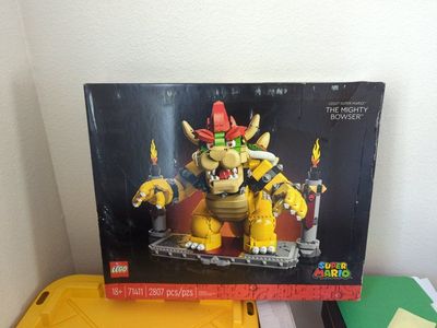 LEGO Super Mario The Mighty Bowser 71411 Building Kit - 2807 Pieces, New in Box