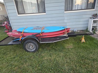 Motorcycle trailer forewheeler
