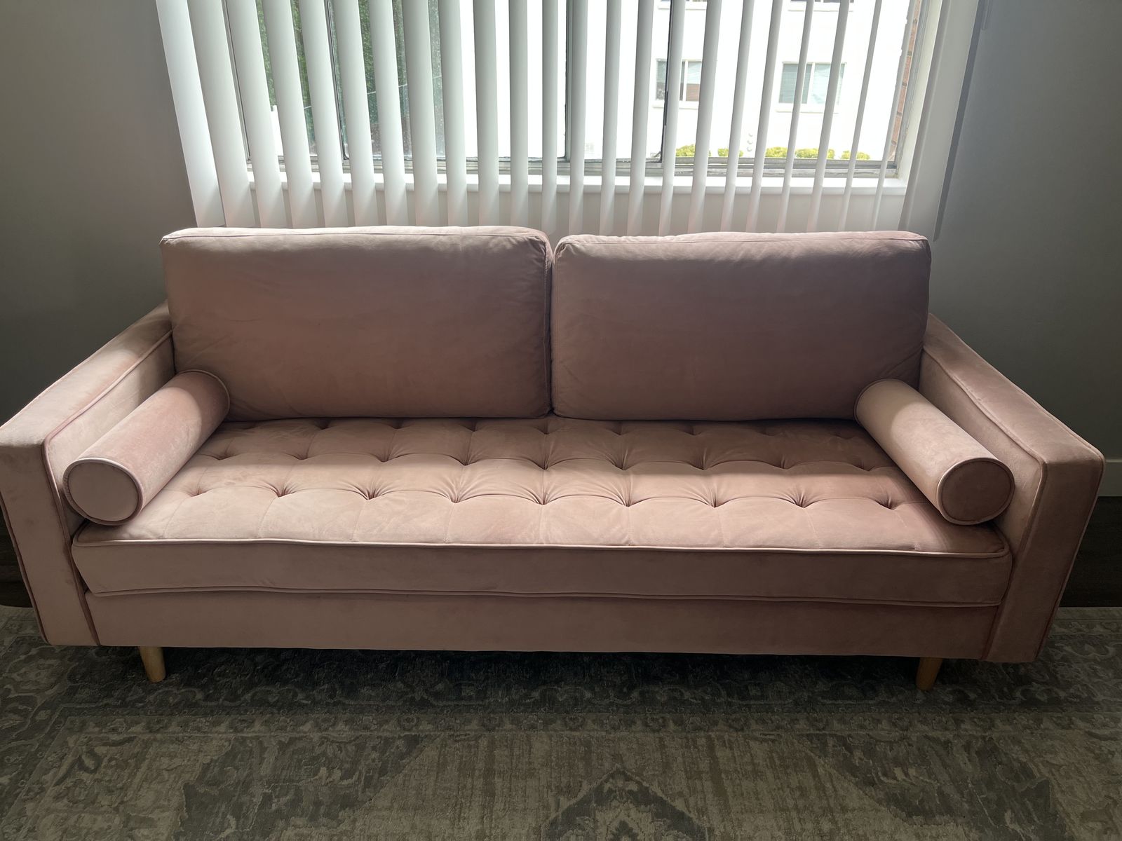 Pritchett 84" Velvet Upholstered Sofa