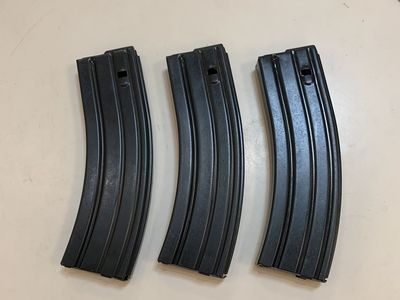 3 - Colt AR-15 40 Round .223/5.56 Steel Magazines New