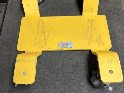 Park-n-Move Motorcycle Dolly Center Stand Mover Yellow Used