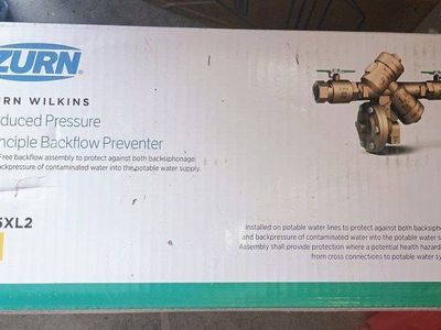 Zurn Wilkins 975XL2 1" Reduced Pressure Principle Backflow Preventer Assembly, Lead-Free 2 available