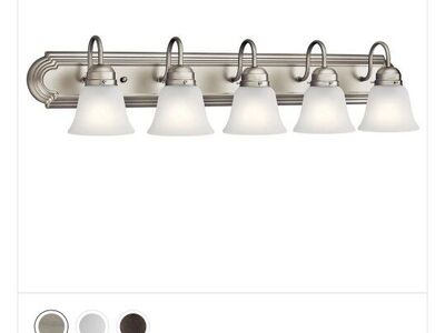 brand new Kichler 5 light vanity light