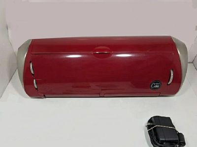 Cricut Cake Personal Electronic Cutter Machine Red with Power Supply