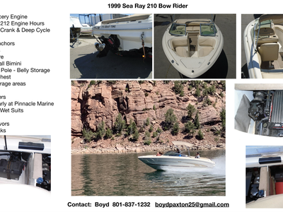 1999 Sea Ray 210 Bow Rider
