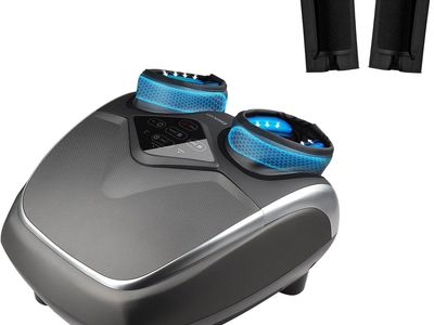 SHIATSU FOOT MASSAGER MACHINE W HEATED-VIBRATION & ROLLING FEET MASSAGE FOR PLANTAR FASCIITIS-RELAXATION GIFT-NEW IN BOX!!!