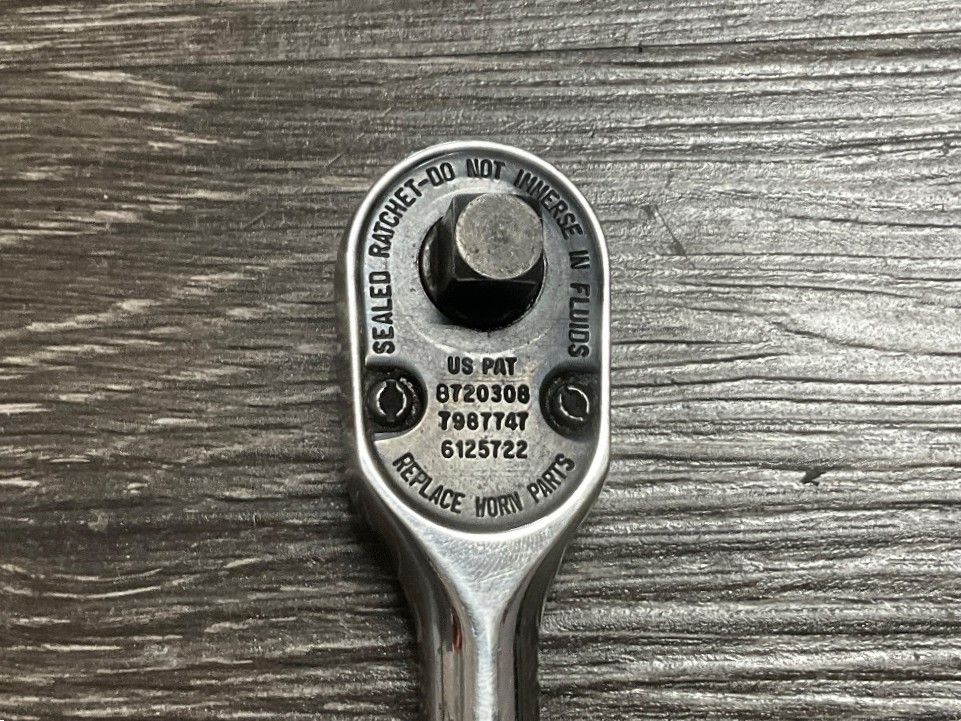 SNAP-ON 3/8 INCH DRIVER LONG HANDLE RATCHET