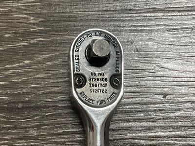 SNAP-ON 3/8 INCH DRIVER LONG HANDLE RATCHET