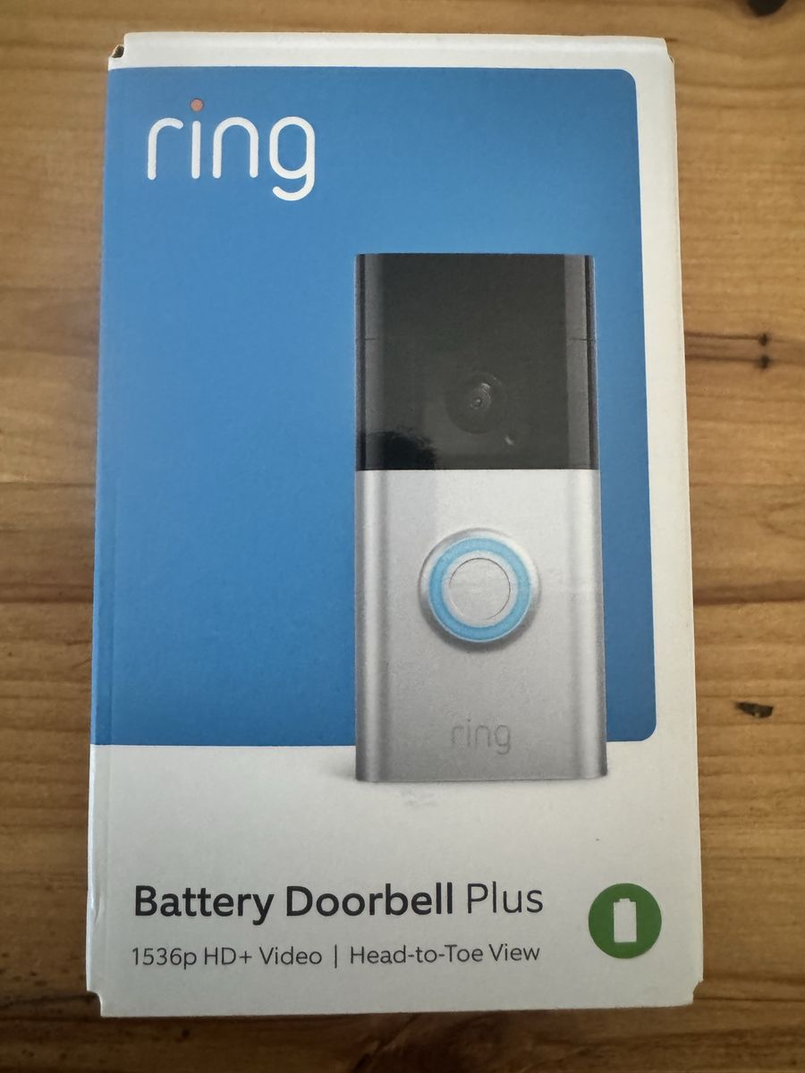 RING Battery Doorbell Plus *NEW IN BOX*