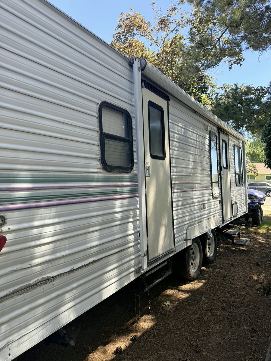 Good old trailer RV camper.