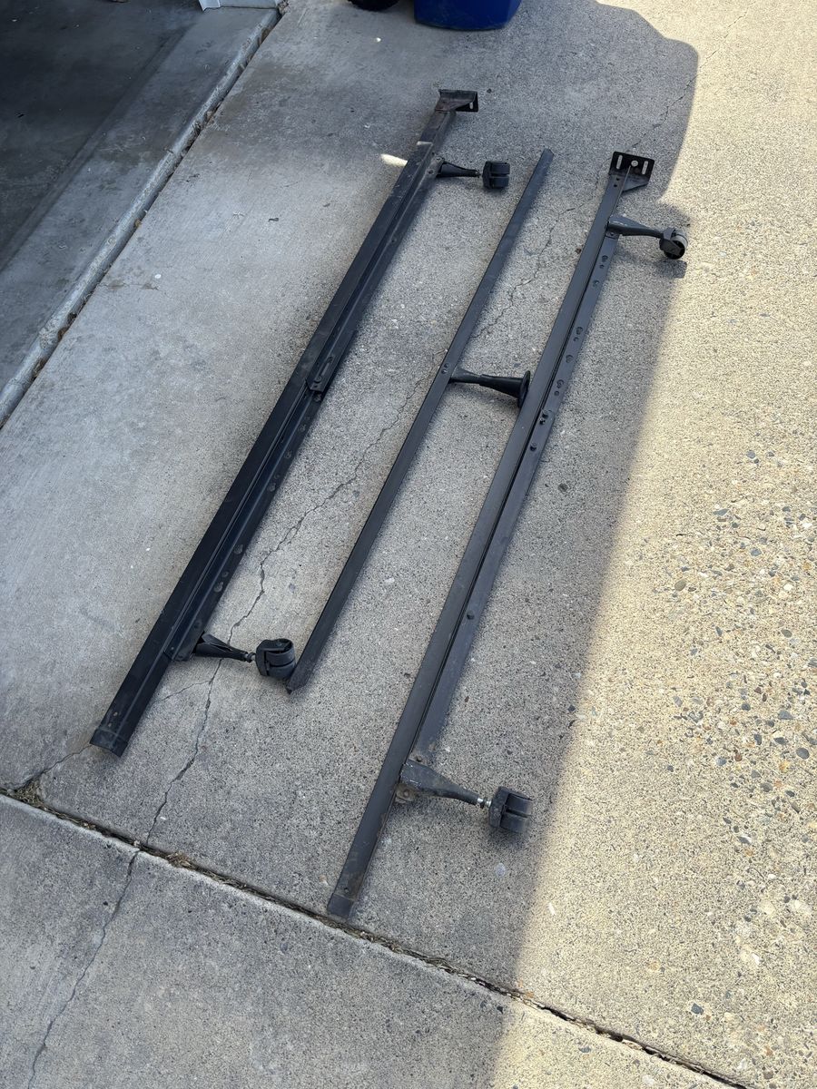 Metal queen bed frame