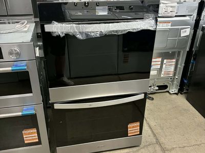 NEW WHIRLPOOL STAINLESS DOUBLE OVEN ELECTRIC RANGE