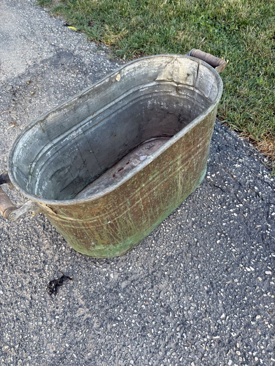 Old Metal Tub