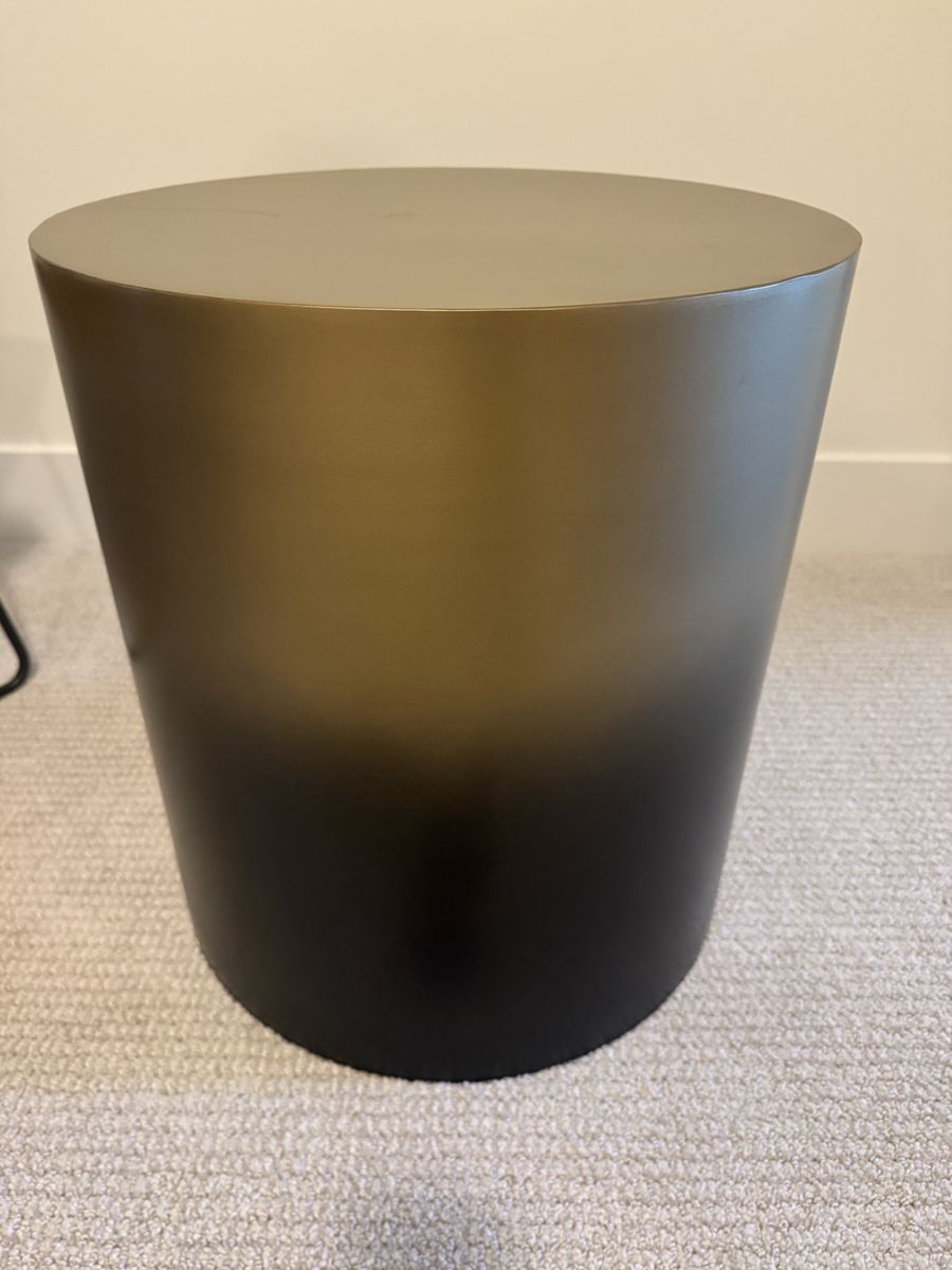 Crate and Barrel Iron End Table