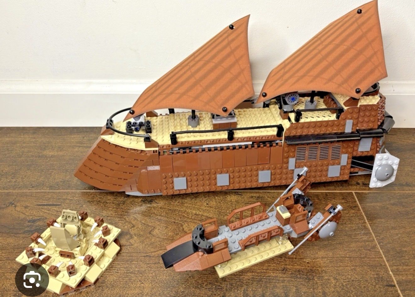 Lego 6210 - Jabba's Sail Barge - Not Complete