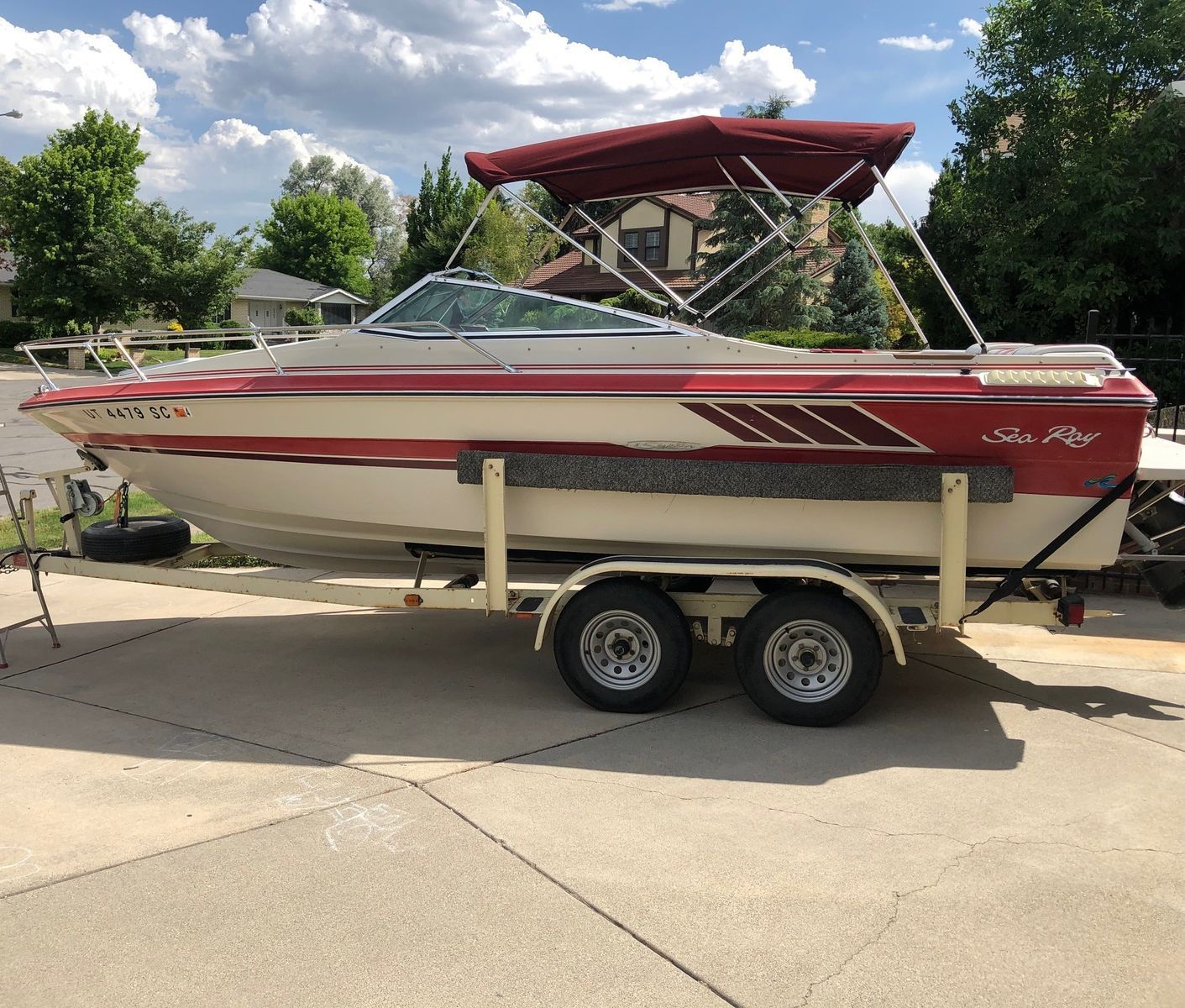 1987 SEA RAY SEVILLE 21' CUDDY - CLEAN, SOLID, READY FOR THE WATER