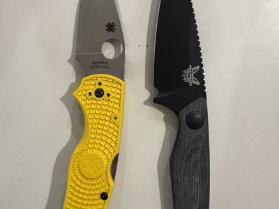 Benchmade + Spyderco Knifes