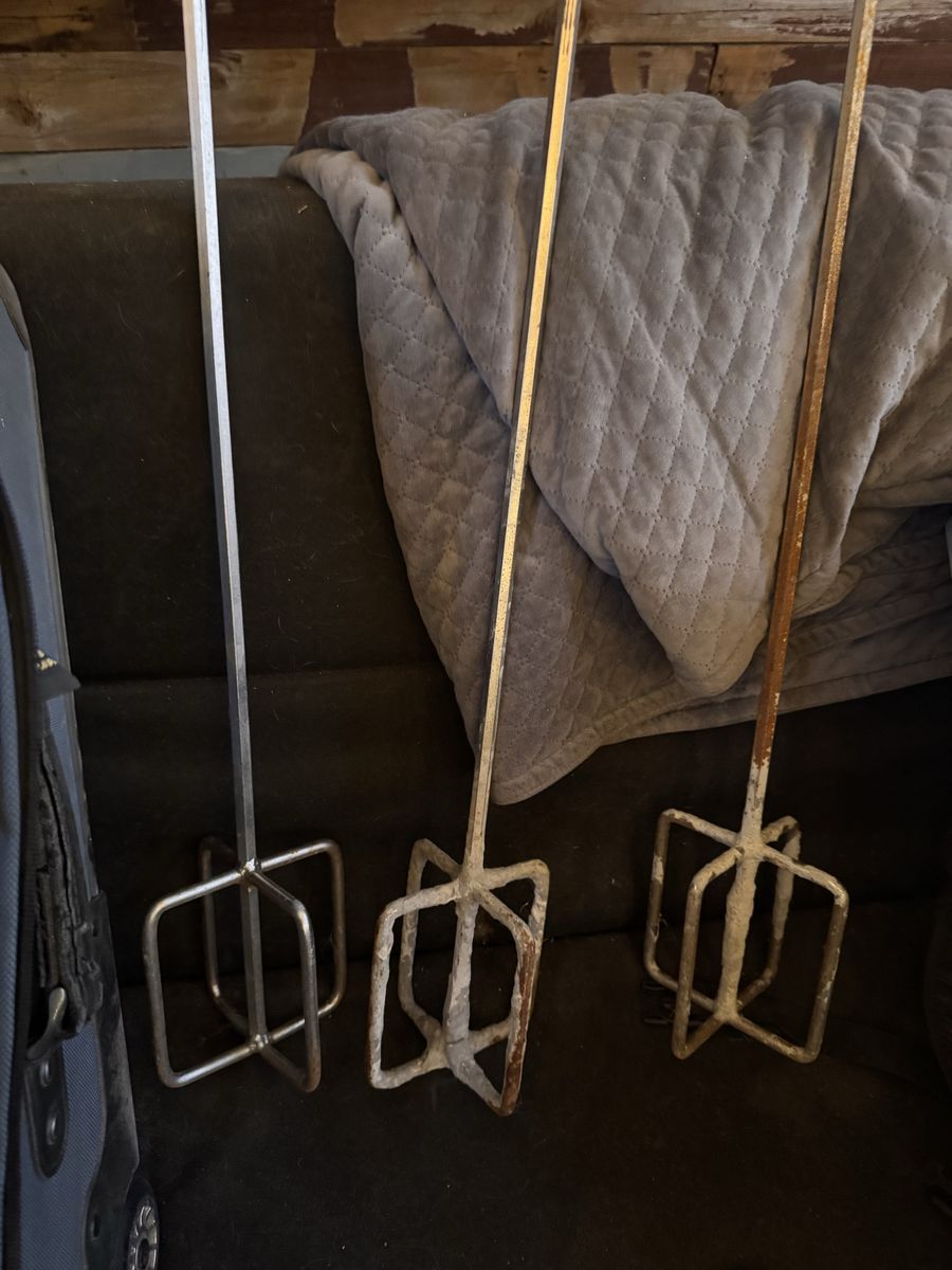 Heavy Duty Paint and Mud Mixer Paddles $20 a piece.
