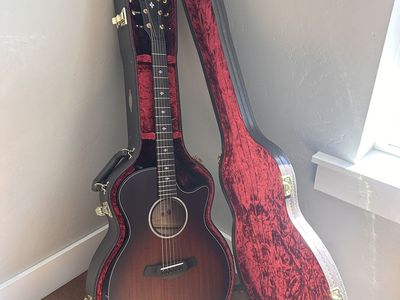 Taylor 324ce Builder's Edition Grand Auditorium Acoustic-Electric Guitar Tobacco Kona Burst