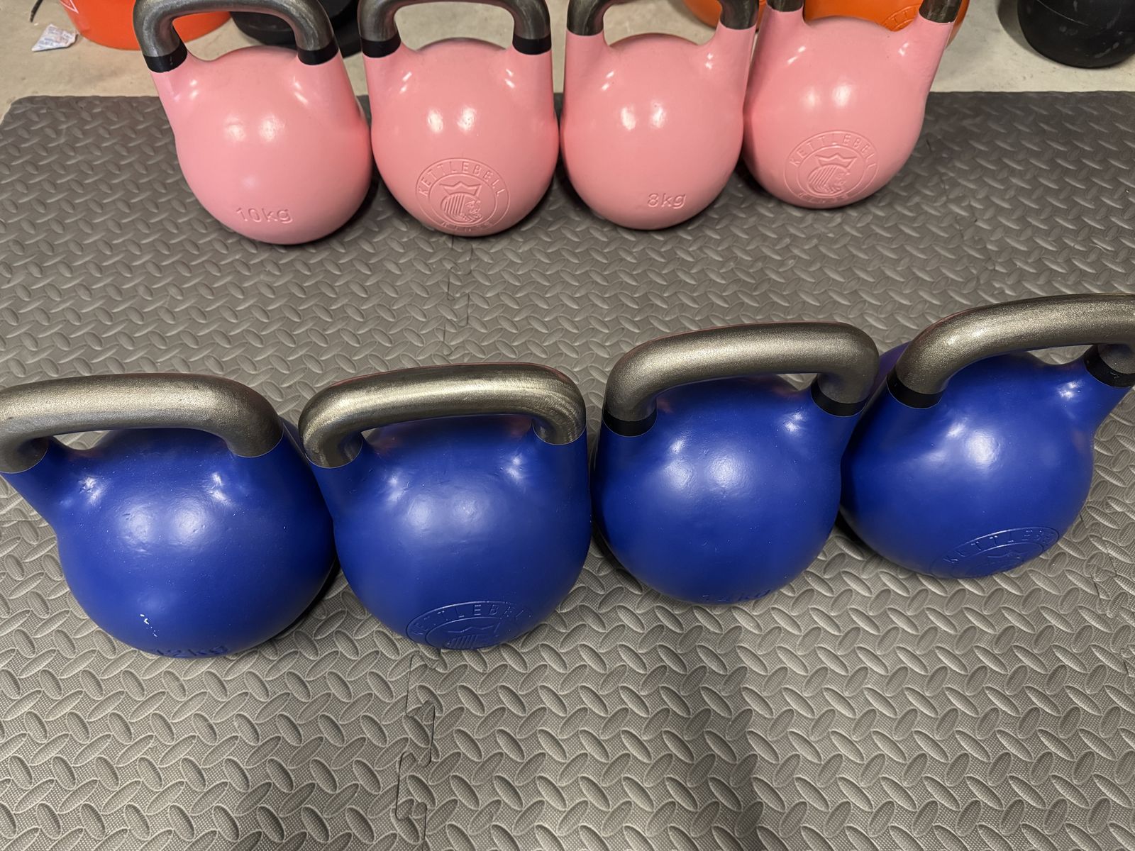 8kg, 10kg, 12kg, 14kg competition Kettlebell Kings
