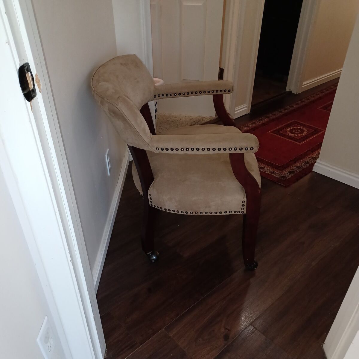 Professional suede office chairs.