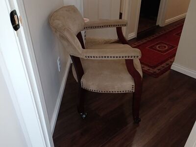 Professional suede office chairs.