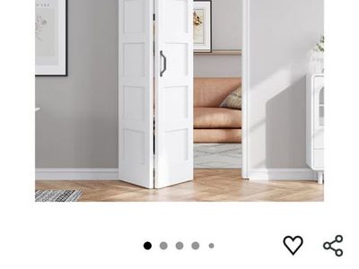 Bi-fold barn door (new in box) FREDBECK 48”x 84” / purchased for $399.99