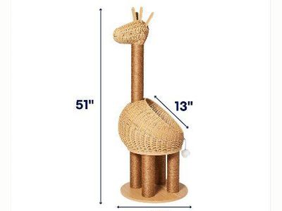 cat scratcher giraffe