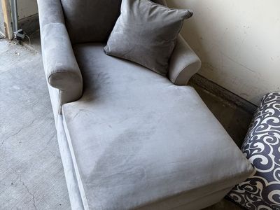 Nice love seat and ottoman