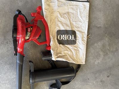 TORO Ultra Blower Vac 12 Amp Electric Corded Leaf Blower/Vacuum with Bag and Attachments