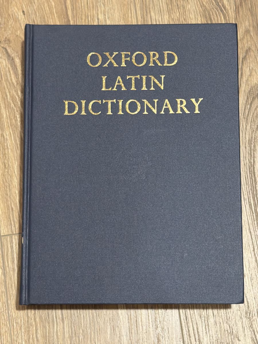 Oxford Latin Dictionary - Combined Edition - English