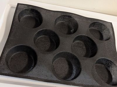perforated silicone bun baking mold