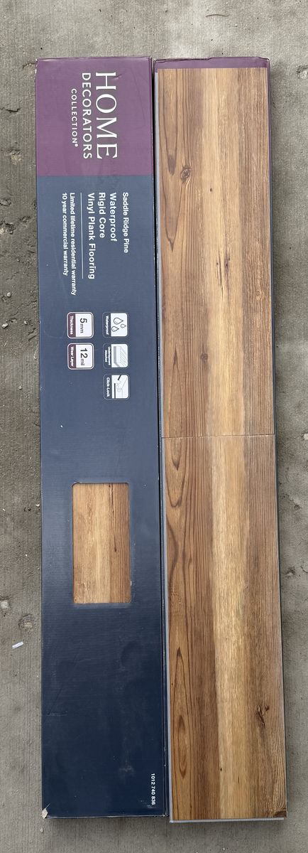 Saddle Ridge Pine Waterproof Click Lock Luxury Vinyl Plank Flooring