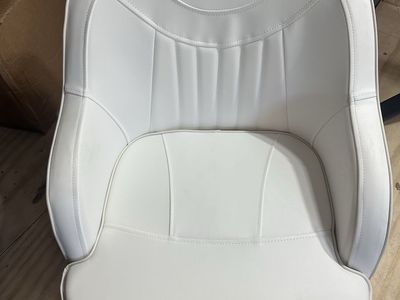 White Marine Boat Captain Bucket Seat Bucket Chair