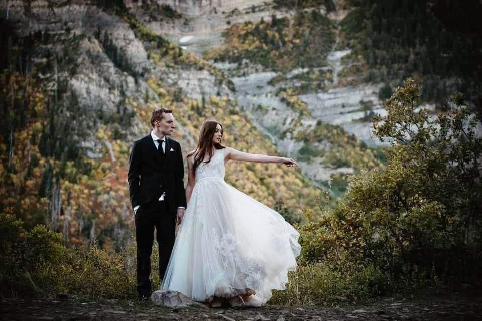 Wedding Dress and Veil