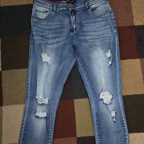 Mens Cowboy brand distressed jeans